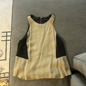 Rag & Bone Olive Green & Black Blouse